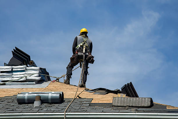 Professional Roof Replacement technician working in Dunlap, IN